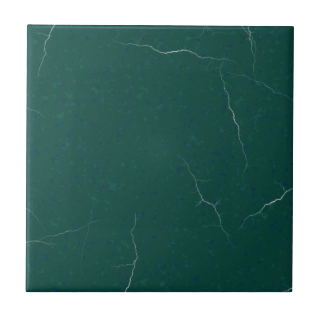 Green & White Simulation Marble Tile (Front)