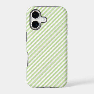 Green & White Striped iPhone 5 Case