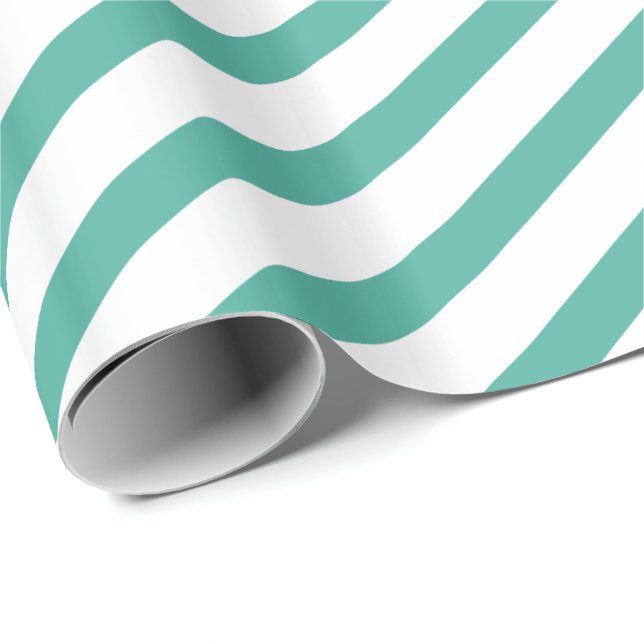 green-white stripes - green-white stripes wrapping paper (Roll Corner)