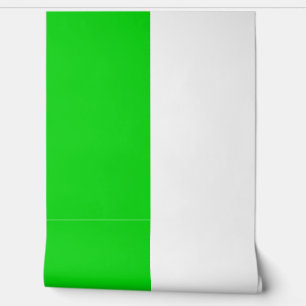 Green White Vertical Big Stripes Pattern  Wallpaper