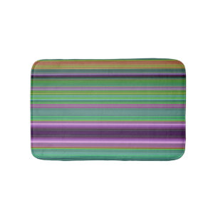 Green Willow Leaves Bath Mat