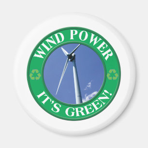 Green Wind Magnet