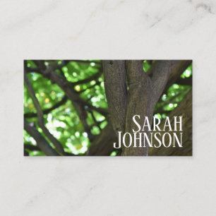 Green Wisteria Pergola Tree Nature Photography Business Card