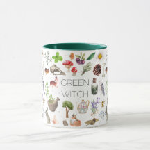 Green Witch Mug