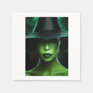 Green witch napkin