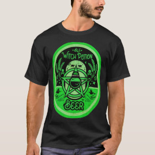Green Witch Potion Beer T-Shirt