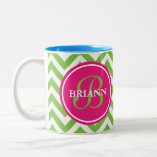 Green With Envy Two-Tone Coffee Mug