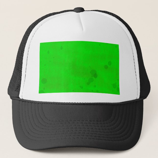 Green with water stains trucker hat (Front)