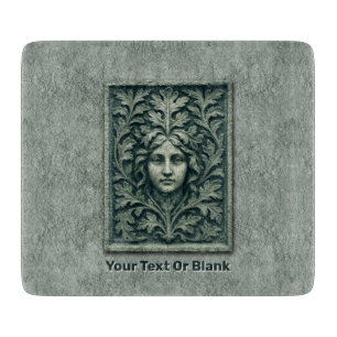 Green Woman - Stone Cutting Board