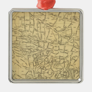 Green Wood Cemetery Metal Tree Decoration