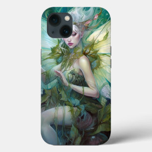 Green Woodland Fairy Fantasy Art iPhone 13 Case