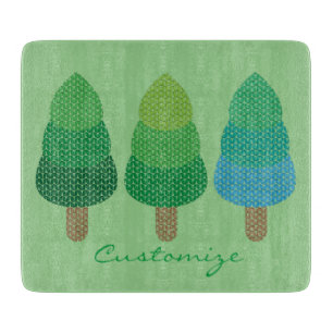 Green Woodland  Trees Thunder_Cove  Cutting Board