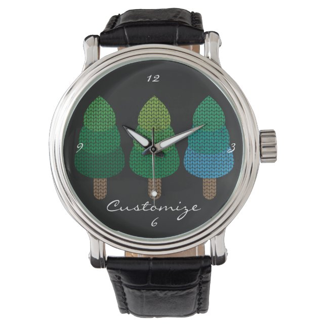 Green Woodland  Trees Thunder_Cove  Watch (Front)