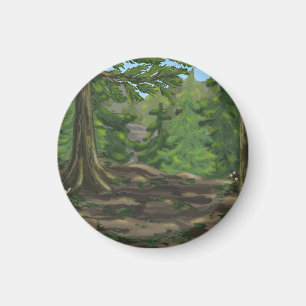 Green Woods Magnet