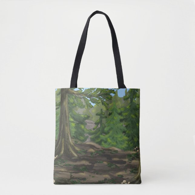 Green Woods Tote Bag (Front)