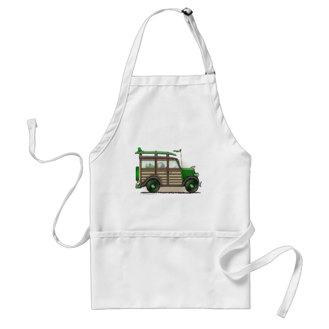 Green Woody Wagon Aprons (Front)