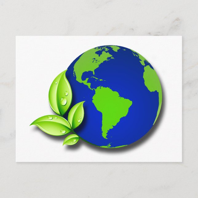 GREEN WORLD POSTCARD (Front)