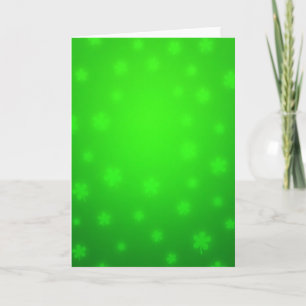 Green Woven Luck Texture Card