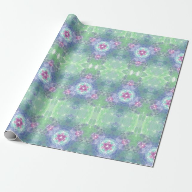 Green wrapping paper (Unrolled)