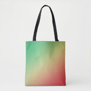 Green, Yellow and Red Gradient Tote Bag