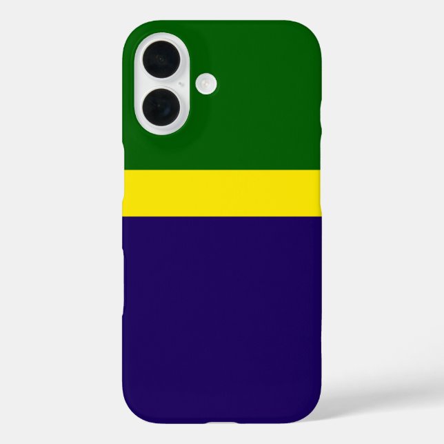 Green Yellow Blue Colour Block Style Design  Case-Mate iPhone Case (Back)