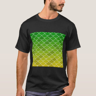 Green Yellow Fish Scales T-Shirt