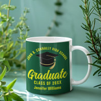 Green Yellow Graduate Personalised 2025 Graduation