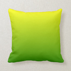 Green Yellow Ombre Cushion