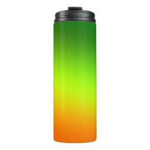 Green yellow orange simple minimal.custom.add your thermal tumbler