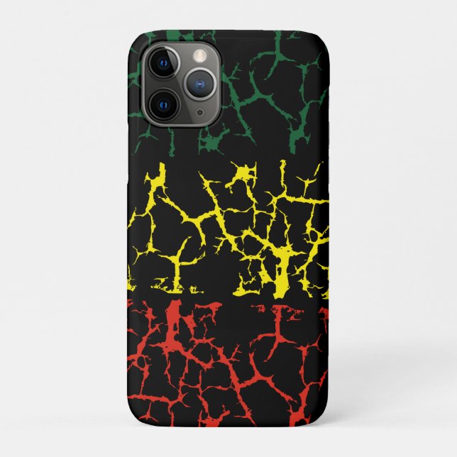 Green Yellow. Red Case-Mate iPhone Case (Back)