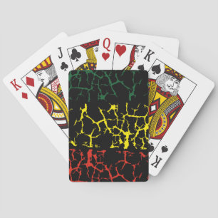 Green Yellow. Red Playing Cards