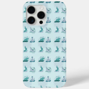 Green Yoga Cats iPhone 15 Pro Max Case