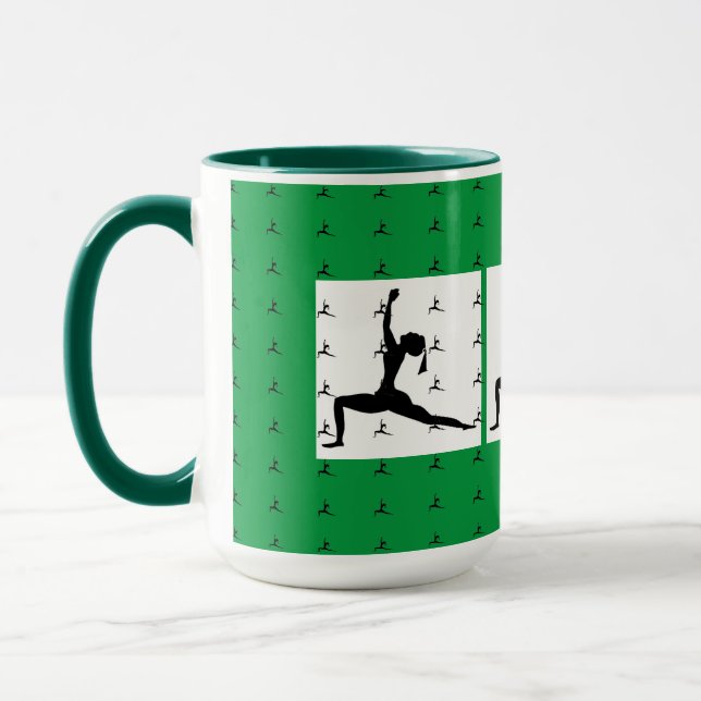 Green Yoga Mug (Left)