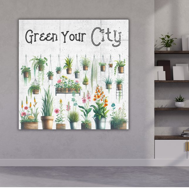 Green Your City Vertical Garden Concrete Wall Art  (Creator Uploaded)