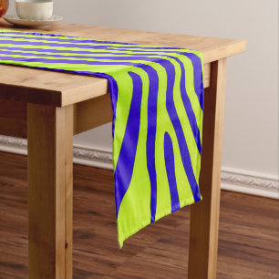 Green Zebra Short Table Runner