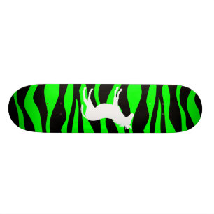 Green Zebra Skateboard