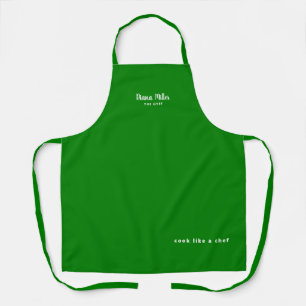 greenapron name on green apron