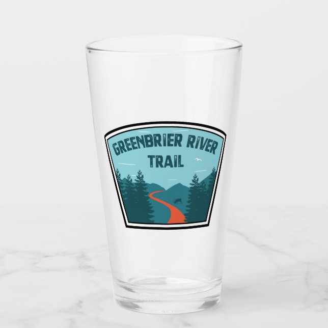 Greenbrier River Trail Glass (Front)