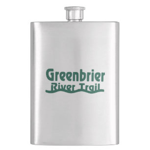 Greenbrier River Trail Hip Flask