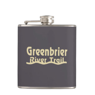 Greenbrier River Trail Hip Flask