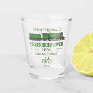 Greenbrier River Trail (RT2) Shot Glass