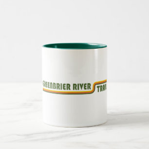 Greenbrier River Trail Two-Tone Coffee Mug