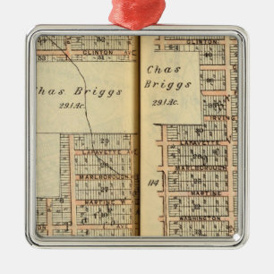 Greenburg, New York 10 Metal Ornament