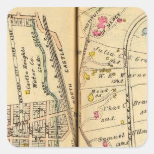 Greenburg, New York 11 Square Sticker