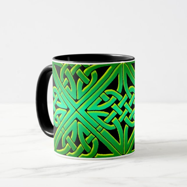 GREENCELTIC KNOT  MUG (Front Left)
