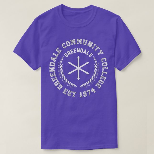 Greendale Community College  7 T-Shirt (Design Front)