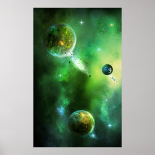 Greenday Galaxy Poster
