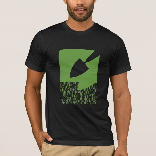 Greendig: spade T-Shirt (Front)