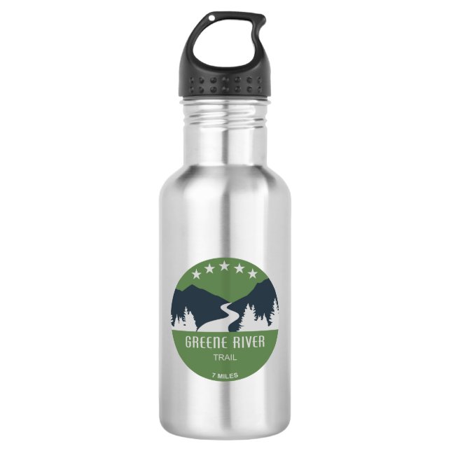 Greene River Trail Pennsylvania 532 Ml Water Bottle (Front)
