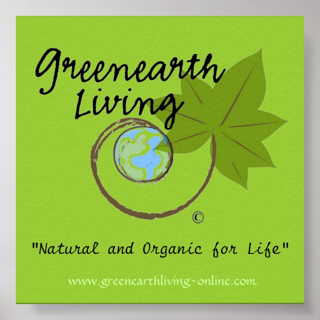 Greenearth Living Poster (Front)
